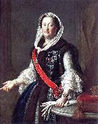 Pietro Antonio Rotari Queen Maria Josepha in Polish costume. oil on canvas